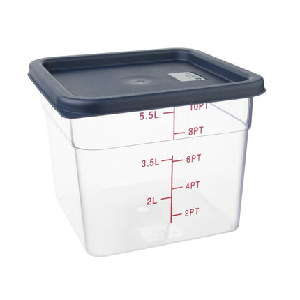 Square Lid Blue Medium | Hygiplas 5