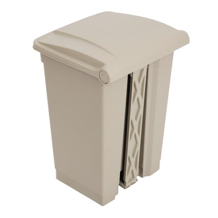 45L Pedal Bin with Airtight Lid | Jantex Beige 3
