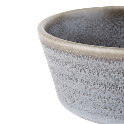 Porcelain Charcoal Grey Round Flat Bowl 143mm | Olympia Cavolo 3