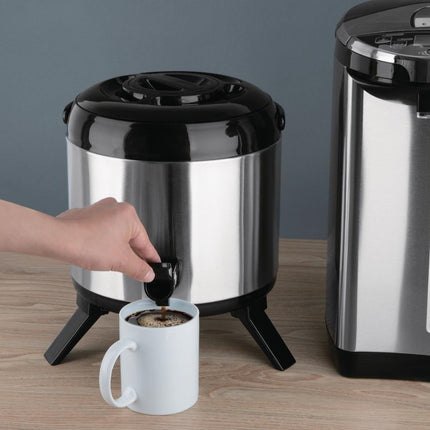 Double-Walled Stainless Steel Drink Dispenser 6L | Olympia 7