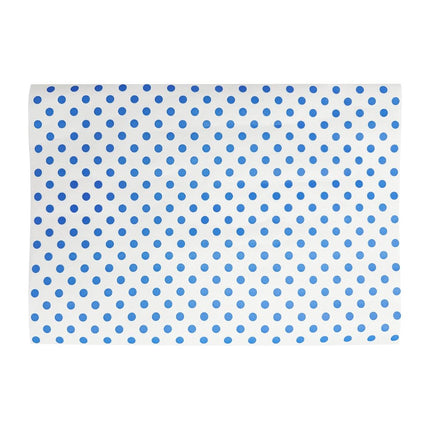 Compostable Blue Dotted Burger Wraps 250x350mm | Fiesta | 200 Pieces