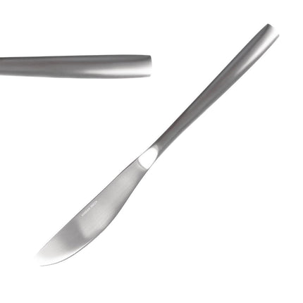 Satin Table Knives 22.1cm | Comas | 12 Pieces | Polished 18/0 Stainless Steel