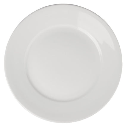 Wide Rim Plates 28cm White | Olympia Athena | 6 Pieces 3