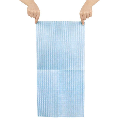 Bathroom Cleaning Cloths with Lemon Scent | Jantex | Blue | Non-Woven 3