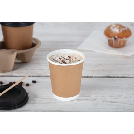 Recyclable Black Lid for Fiesta 225ml Coffee Cups 4