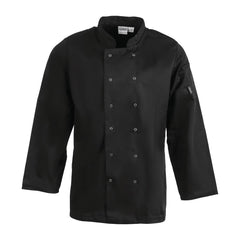 Unisex Long Sleeve Black Chef Jacket | Whites Vegas | XS
