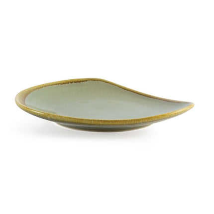 Triangular Plates 23cm Mos Green | Olympia Kiln Collection | Set of 6 2