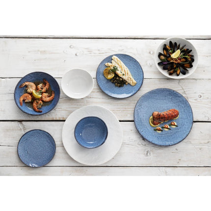 Olympia Denim White Coupe Bowls 160mm (6 Pieces) 7