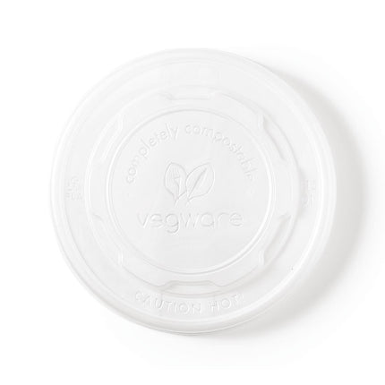 Compostable Flat Lids for 34cl and 45.4cl Containers | Vegware 6