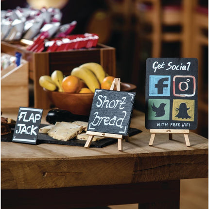 A5 Chalkboard with Wooden Easel | Olympia 3