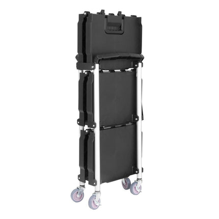 3-Tier Foldable Trolley Black | Vogue Compact 4