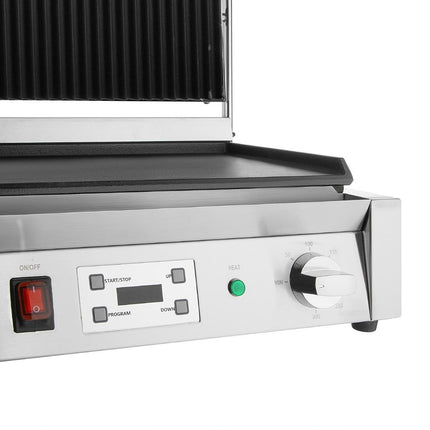 Extra Large Contact Grill Ribbed and Flat Plates | Buffalo 6