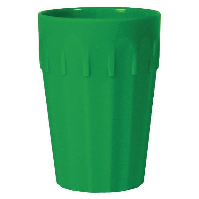 Polycarbonate Stackable Cups Green 142ml | Olympia Kristallon | 12 Pieces