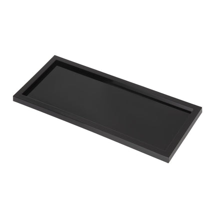 Black Bathroom Presentation Tray