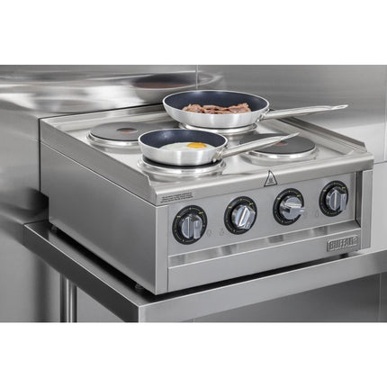 Electric Quad Hotplate | Buffalo 600-Series | 4 Cooking Zones 10