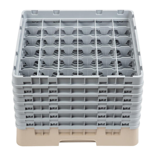 Dishwasher Rack with 36 Compartments | Cambro Camrack | Max Glass Height 29.8 cm 2