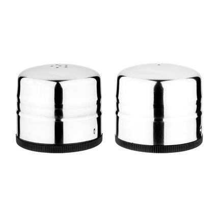 Stainless Steel Jumbo Pepper and Salt Shaker Set | Olympia