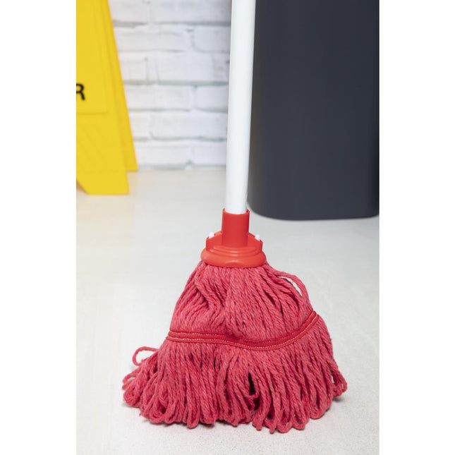 Antibacterial Mop Red 38cm Ø | Jantex Bio Fresh 2