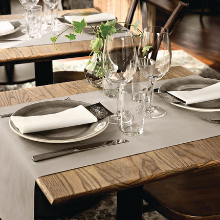 Disposable Textured Dinner Napkins 40x40cm | Tork Linstyle | White 3
