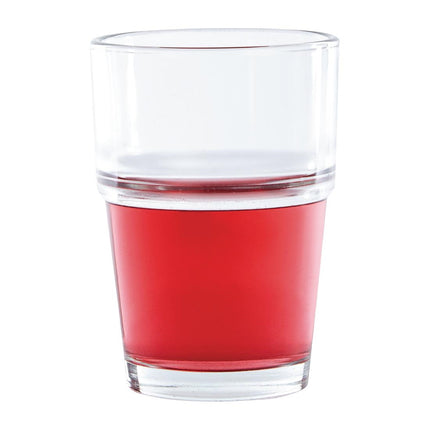 Stackable Tempered Glass Tumblers 20cl | Olympia | 12 Pieces 6