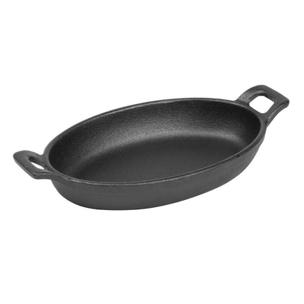 Cast Iron Oval Earthenware Dish 180x120mm | Olympia 2