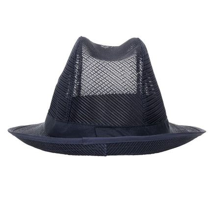 Blue Trilby Hat with Hairnet M (57cm) | Chef Works 4