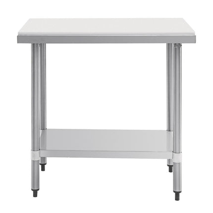 Stainless Steel Work Table with HDPE Reversible Cutting Board 90cm | Vogue 5