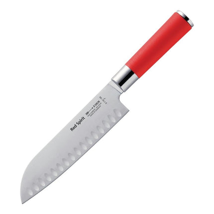 Dick Red Spirit Santoku Knife 18cm with Granton Edge