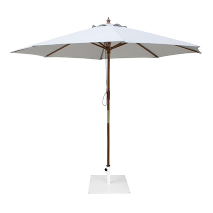 Flat Metal Parasol Base in White | Bolero | 18 kg 5