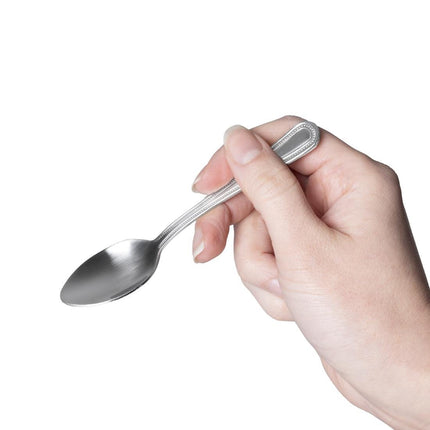 High-Gloss 18/0 Stainless Steel Coffee Spoons with Bead Edge | Olympia (12 pcs) 4