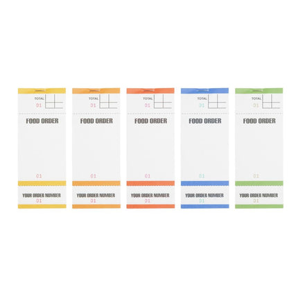 Single-Page Order Pads with Detachable Numbers (50 Sheets) | Olympia 5