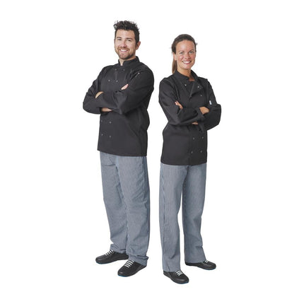 Unisex Long Sleeve Black Chef Jacket | Whites Vegas | M 3