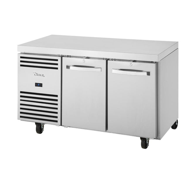Double Door Refrigerated Workbench | True | 1/1 GN Compatible | Energy Efficient