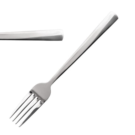 Polished Stainless Steel Table Fork | Comas Madrid | 12 Pieces