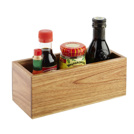 Acacia Wood Table Caddy | APS | 100 x 230mm 2
