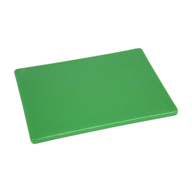 Green LDPE Cutting Board | Hygiplas | 30.5x22.9x1.2 cm