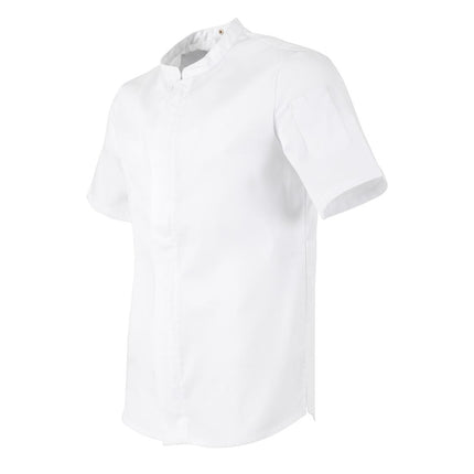 Short Sleeve White Chef Jacket Mesh | Southside Harlem | UK L 2