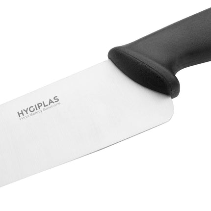 Chef's Knife 25.5cm Black Handle | Hygiplas 3
