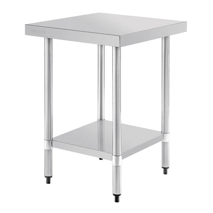 Stainless Steel Worktable without Backsplash | Vogue | 90x60x60 cm 3