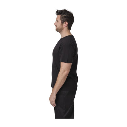 Unisex Black T-Shirt M | 100% Cotton with Double Rib Collar 5