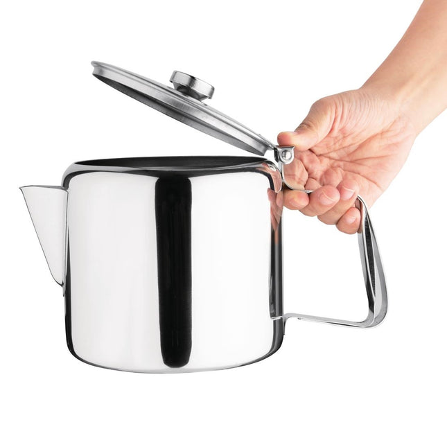 Stainless Steel Teapot 2L | Olympia Concorde 2