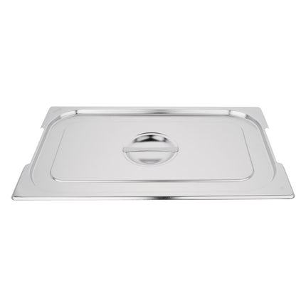 Stainless Steel Lid for GN 1/1 Pan with Handle Open Sides | Vogue