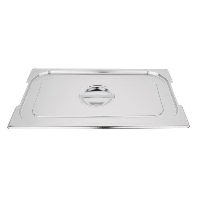 Stainless Steel Lid for GN 1/1 Pan with Handle Open Sides | Vogue