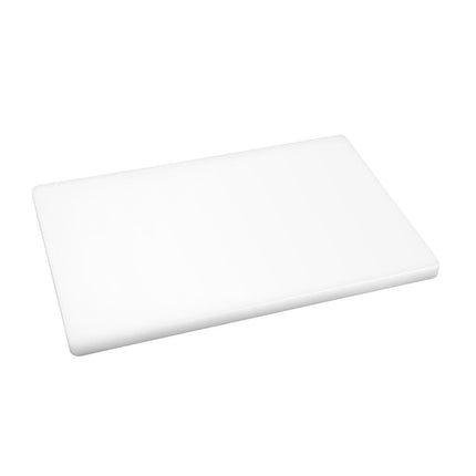 Extra Thick LDPE Cutting Board White 450x300x20mm | Hygiplas 4