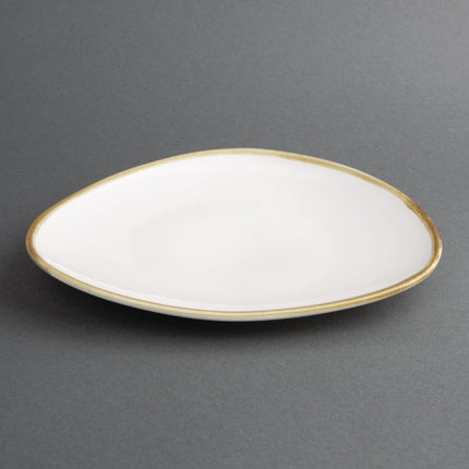 Kiln Chalk White Triangular Plates 230mm | Olympia 4