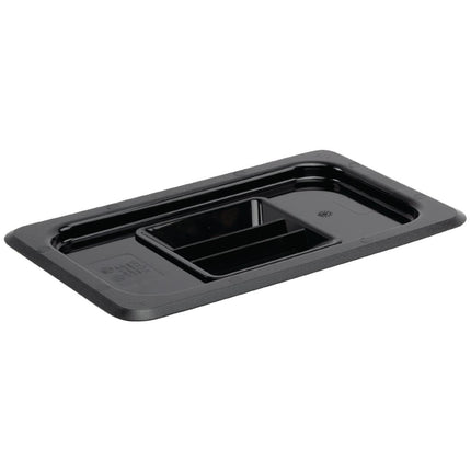 Polycarbonate Black Lid GN 1/4 | Vogue