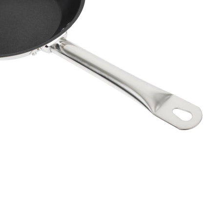 Stainless Steel Frying Pan with Platinum Plus Teflon Non-Stick Coating | Vogue | 20cm | Induction Compatible 6