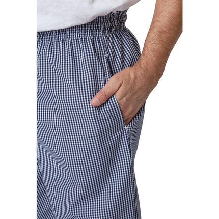 Vegas Blue-White Checked Chef Pants XL | Whites 4