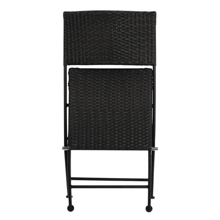 Foldable Rattan Style Chairs | Bolero | Set of 2 4