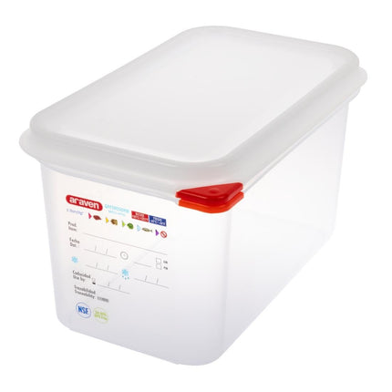 Araven GN 1/4 Food Container with Lid 4.3L 2